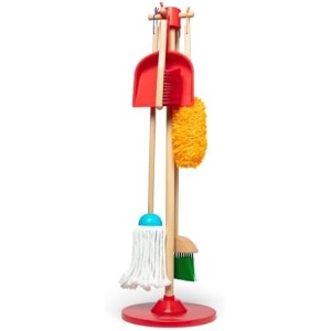 Melissa & Doug Let's Play House Dust! Sweep! Mop! 6 Piece Pretend Play Set