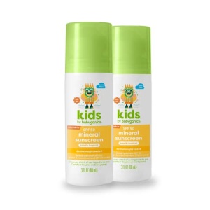Babyganics SPF 50 Kids Mineral Sunscreen Roller Ball, Totally Tropical