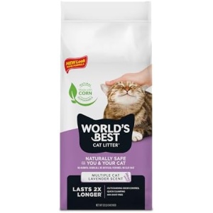 WORLD'S BEST CAT LITTER Multiple Cat Lavender Scented 32-Pounds