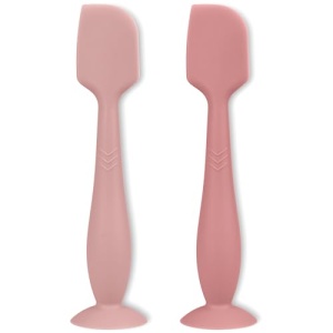 Diaper Cream Applicator Set - Soft Silicone Baby Bum Brush with Suction Base