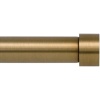 Ivilon Drapery Window Curtain Rod - End Cap Style Design 1 Inch Pole