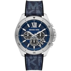 Michael Kors Men's Brecken Stainless Steel Quartz Watch with Mixed Strap