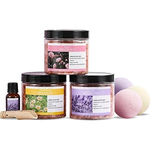 Epsom Salt for Soaking - 8pcs Himalayan Bath Salts Gift Set
