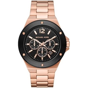Michael Kors Lennox Men's Watch, Stainless Steel Chronograph Watch for Men with
