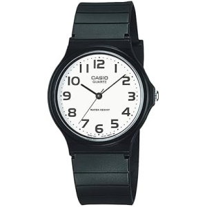 Casio Men's MQ24-7B2 Analog Watch with Black Resin Band