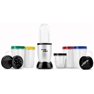 Magic Bullet Blender, Mixer & Mini-Food Processor In-One (17-Piece Set)