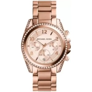 Michael Kors Women's Blair Rose Gold Tone Stainless Steel Watch MK5263