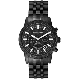 Michael Kors Hutton Men's Watch, Stainless Steel Chronograph Watch for Men with