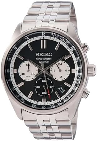 Seiko Dress Watch SSB429P1, Silver, Modern