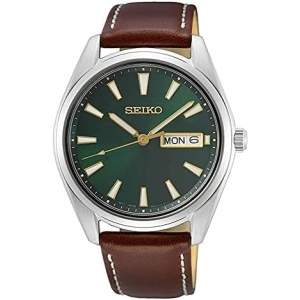 SEIKO Watch for Men - Essentials - with Day/Date Calendar, LumiBrite Hands