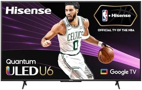 Hisense 55U68K- 55" Smart 4K ULED Google TV with Quantum Dot Technology