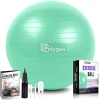 Polygon Exercise Ball, Professional Grade Anti-Burst Balance Ball for Yoga