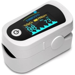 Innovo Premium Fingertip Pulse Oximeter Blood Oxygen Monitor