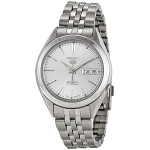 Seiko 5 SNKL15 Men's Stainless Steel Silver Dial Self Winding Automatic Watch