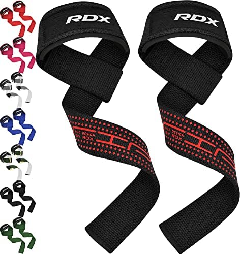 RDX Weight Lifting Straps,Powerlifting Deadlifting, Anti Slip 60CM Hand Bar
