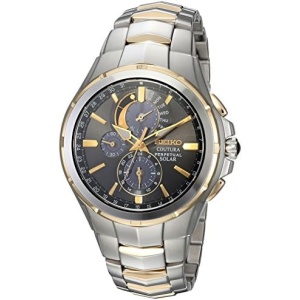 SEIKO Watch for Men - Coutura Collection - Light-Powered, Perpetual Calendar,