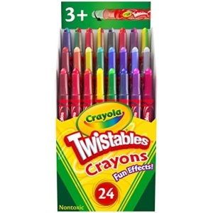 Crayola Twistables Crayons, Fun Effects, Gift for Kids, 24 Count