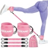 Ankle Resistance Bands with Cuffs, Ankle Bands for Working Out, Ankle Resistance