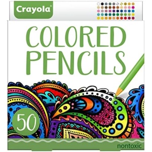 Crayola Colored Pencils For Adults (50ct), Colored Pencil Set for Adult Coloring