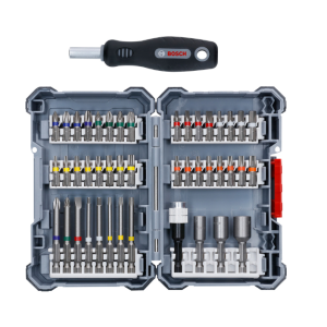 Bosch 45 Piece Mixed Screwdriver Bit Set + Handle