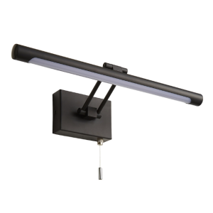 Chai 8W LED Picture & Mirror Light IP44 Matt Black